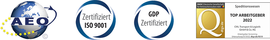 Certifications-CM-Logisitic-ISO-GDP-AEO